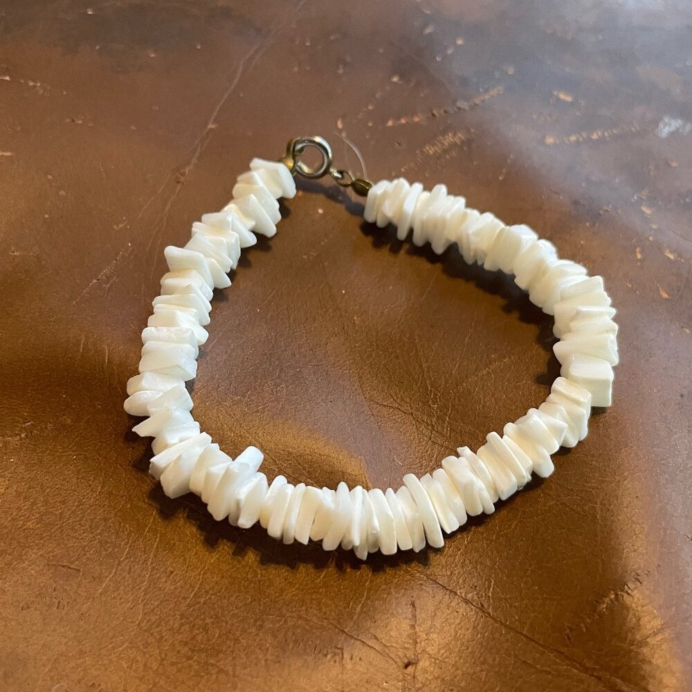 Women's White Coral Bracelet / Anklet